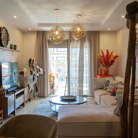 Magnifique Appartement Moderne De 2 Chambres Avec Piscine A 10 Min Du Centre De Marrakech Marrakesh Buitenkant foto