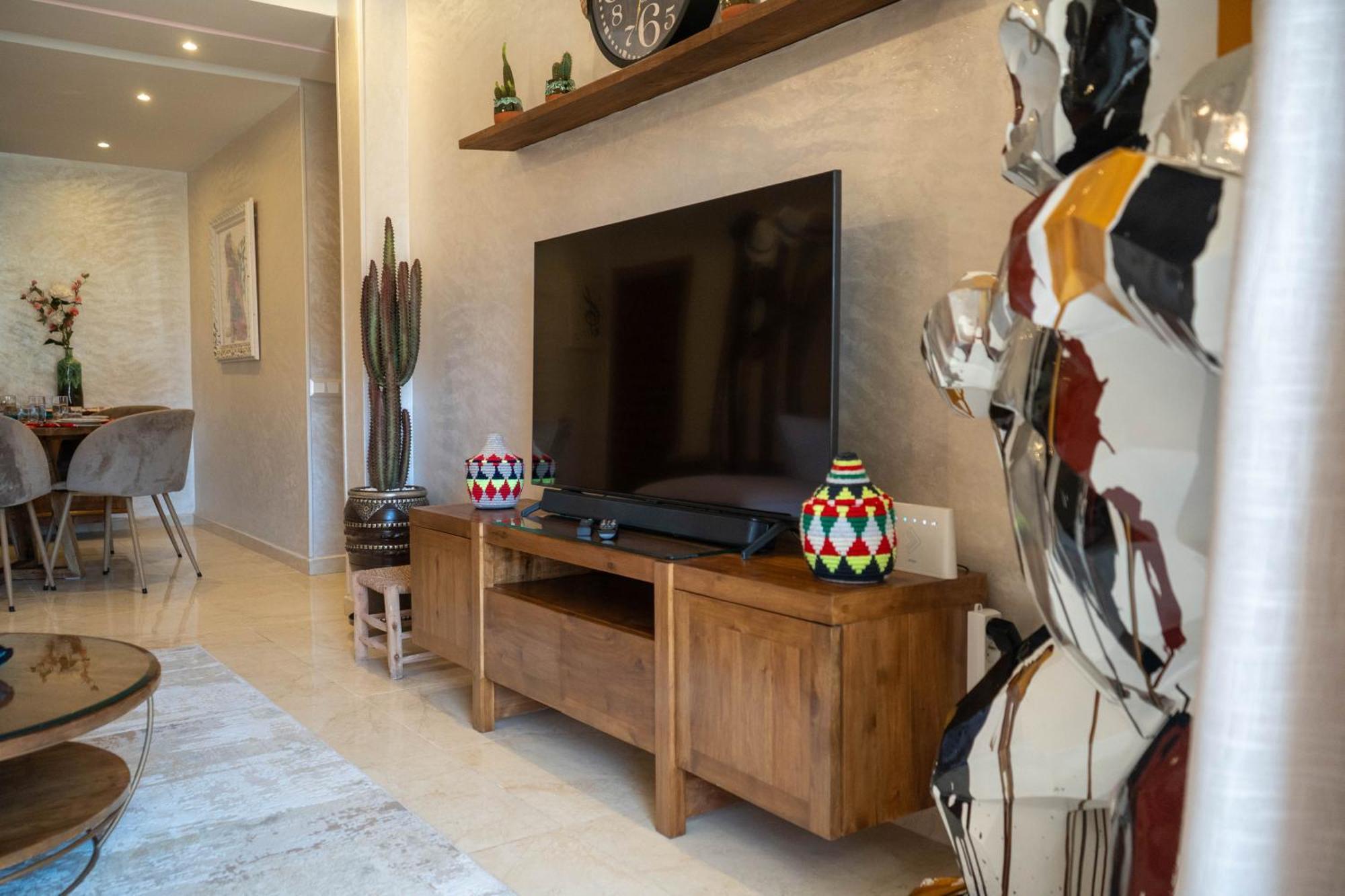 Magnifique Appartement Moderne De 2 Chambres Avec Piscine A 10 Min Du Centre De Marrakech Marrakesh Buitenkant foto